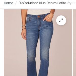Democracy Blue Denim Petite Jeans 4p Midrise
